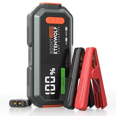 ETENWOLF 2000A Peak Portable Car Jump Starter Box